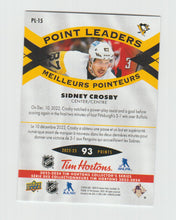 Load image into Gallery viewer, 2023-24 Upper Deck Tim Hortons Point Leaders #PL-15 Sidney Crosby
