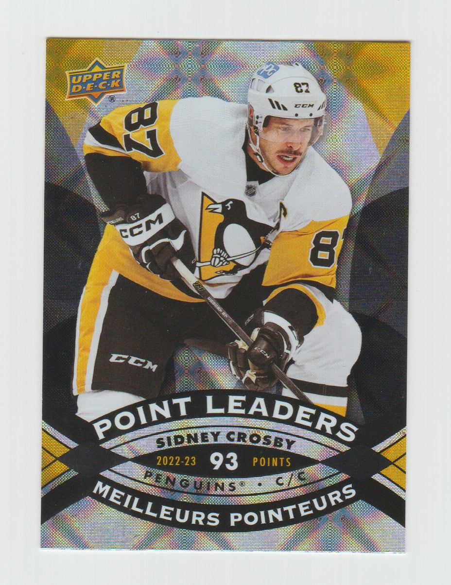 2023-24 Upper Deck Tim Hortons Point Leaders #PL-15 Sidney Crosby