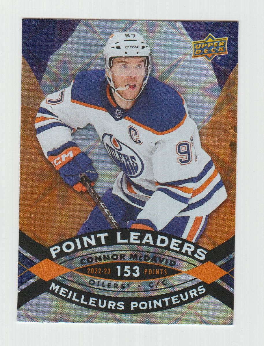 2023-24 Upper Deck Tim Hortons Point Leaders #PL-1 Connor McDavid