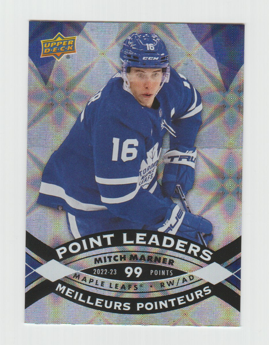 2023-24 Upper Deck Tim Hortons Point Leaders #PL-2 Mitch Marner