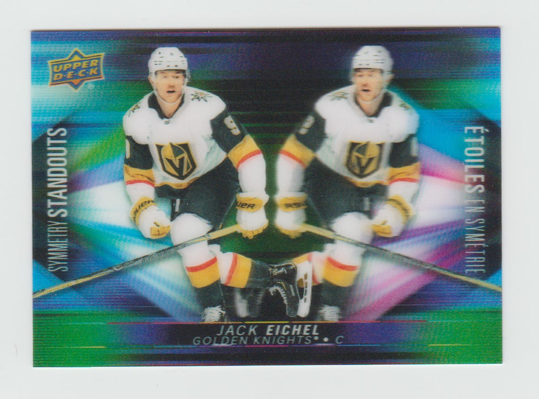 2023-24 Upper Deck Tim Hortons Symmetry Standouts #3D-10 Jack Eichel