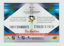 Load image into Gallery viewer, 2023-24 Upper Deck Tim Hortons Symmetry Standouts #3D-14 Sidney Crosby
