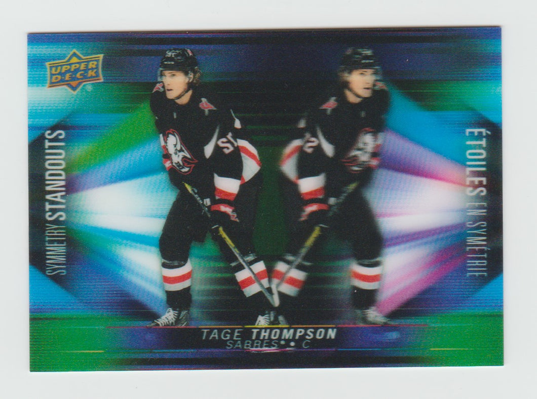 2023-24 Upper Deck Tim Hortons Symmetry Standouts #3D-9 Tage Thompson