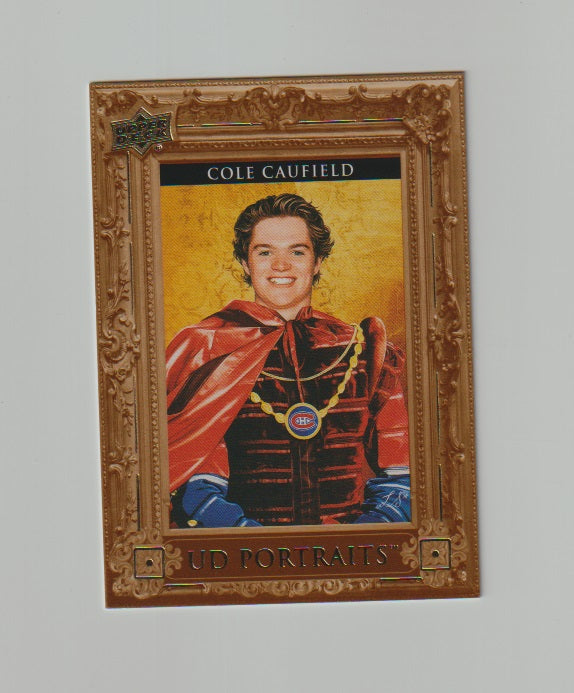 2023-24 Upper Deck UD Portraits #P-20 Cole Caufield