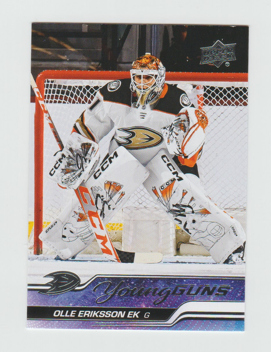 2023-24 Upper Deck Young Guns #249 Olle Eriksson Ek