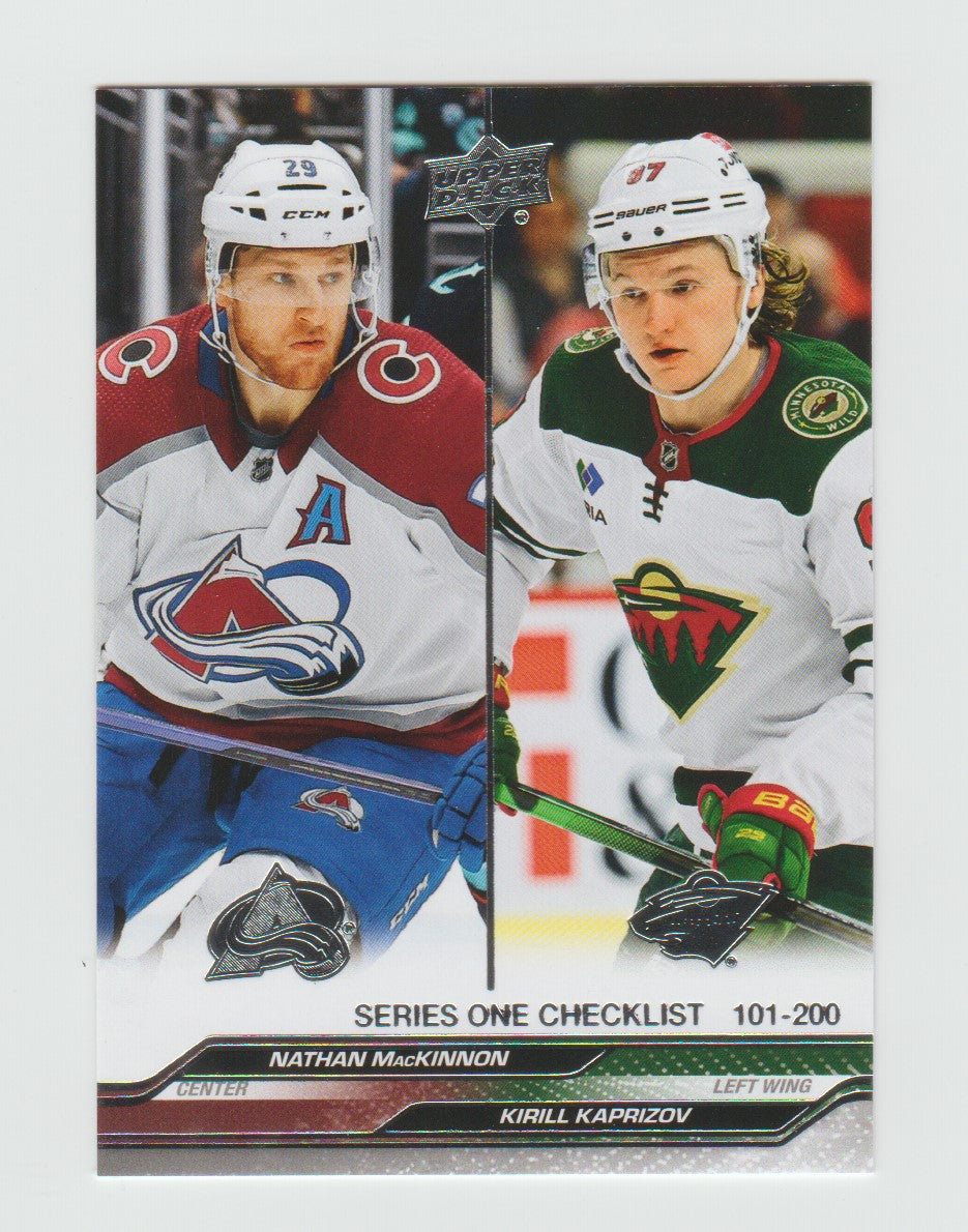 2023-24 Upper Deck #200 Nathan MacKinnon - Kirill Kaprizov