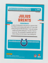 Load image into Gallery viewer, 2023 Donruss Optic Rated Rookies Preview Red and Green #346 Julius Brents
