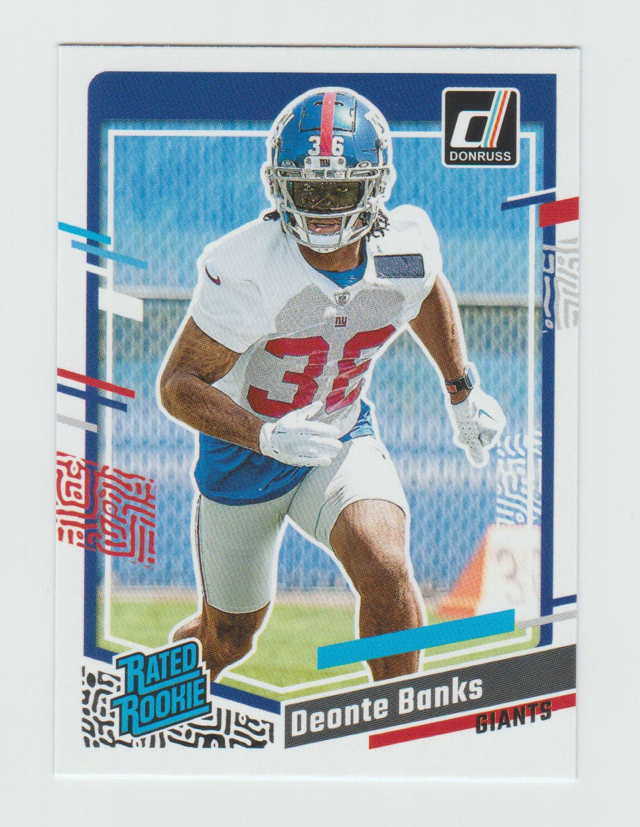 2023 Donruss Rated Rookie #376 Deonte Banks