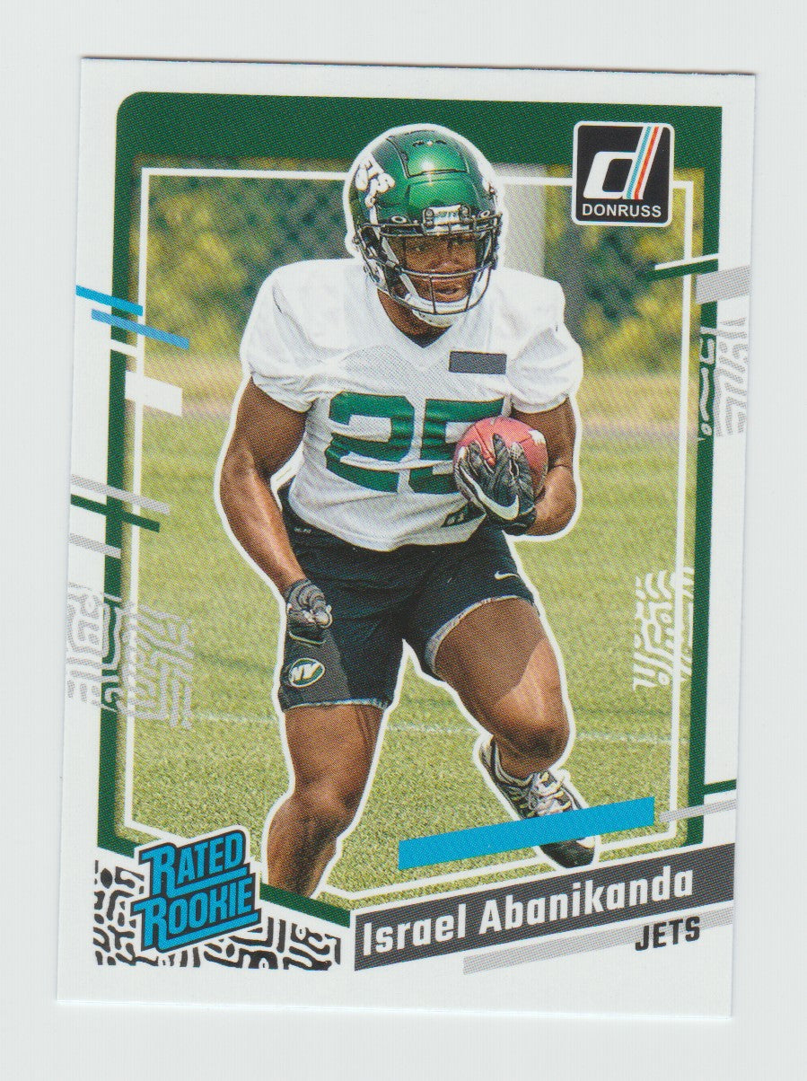 2023 Donruss Rated Rookie #379 Israel Abanikanda