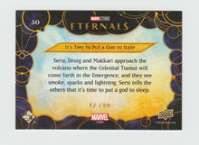 Load image into Gallery viewer, 2023 Eternals Gold #50 It&#39;s Time to Put a God to Sleep
