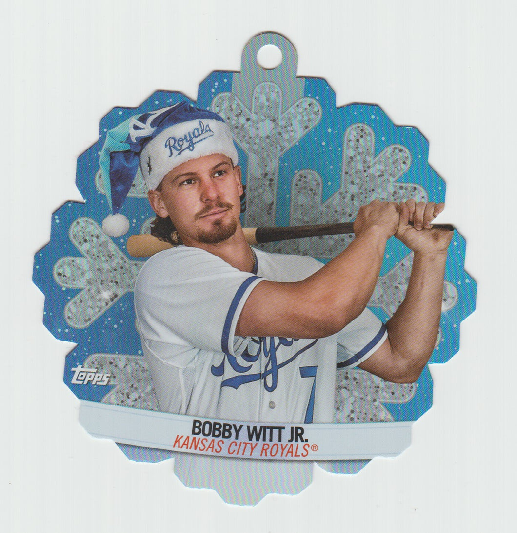 2023 Topps Holiday MLB Die Cut Ornaments #MLBDC-18 Bobby Witt Jr.