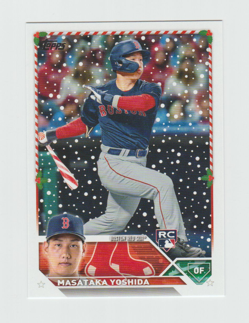 2023 Topps Holiday Photo Variations SP #H8 Masataka Yoshido