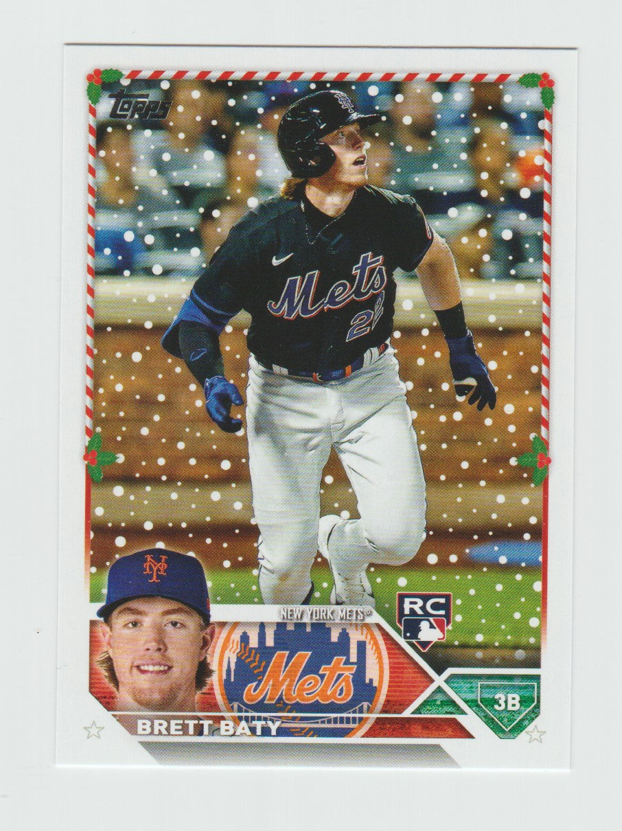 2023 Topps Holiday RC #H151 Brett Baty