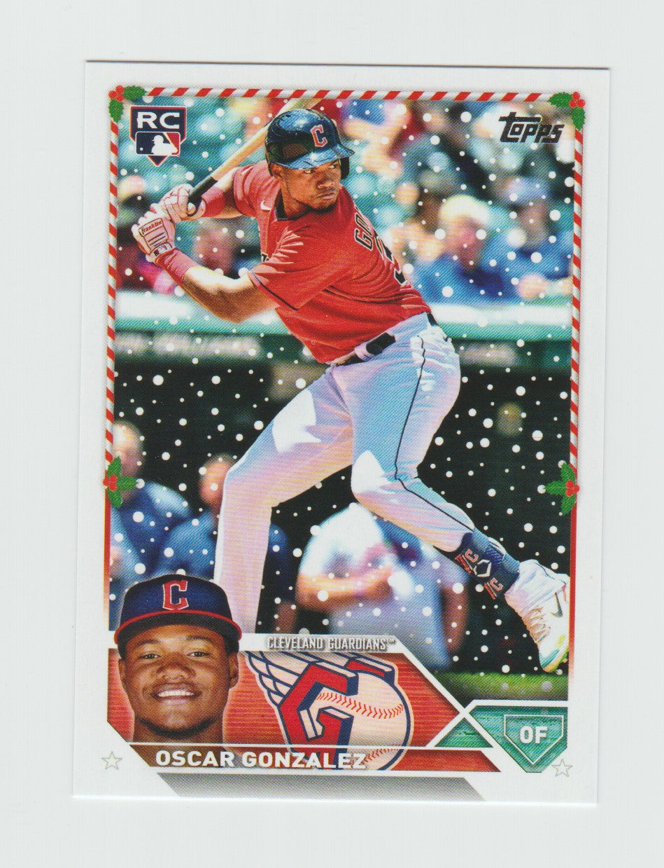 2023 Topps Holiday RC #H188 Oscar Gonzalez