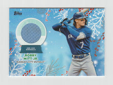 Load image into Gallery viewer, 2023 Topps Holiday Relics #RC-BW Bobby Witt Jr.
