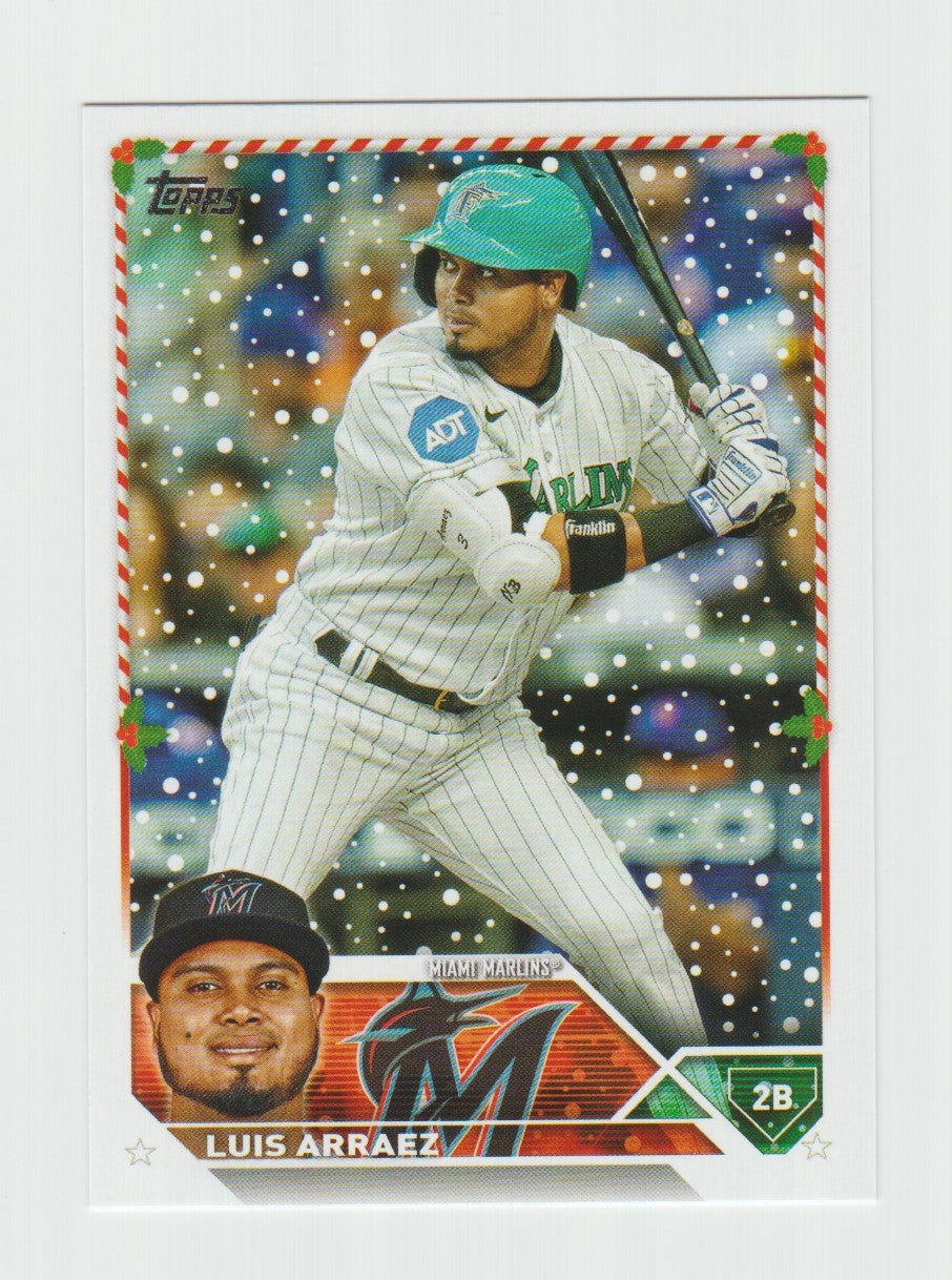 2023 Topps Holiday #H100 Luis Arraez