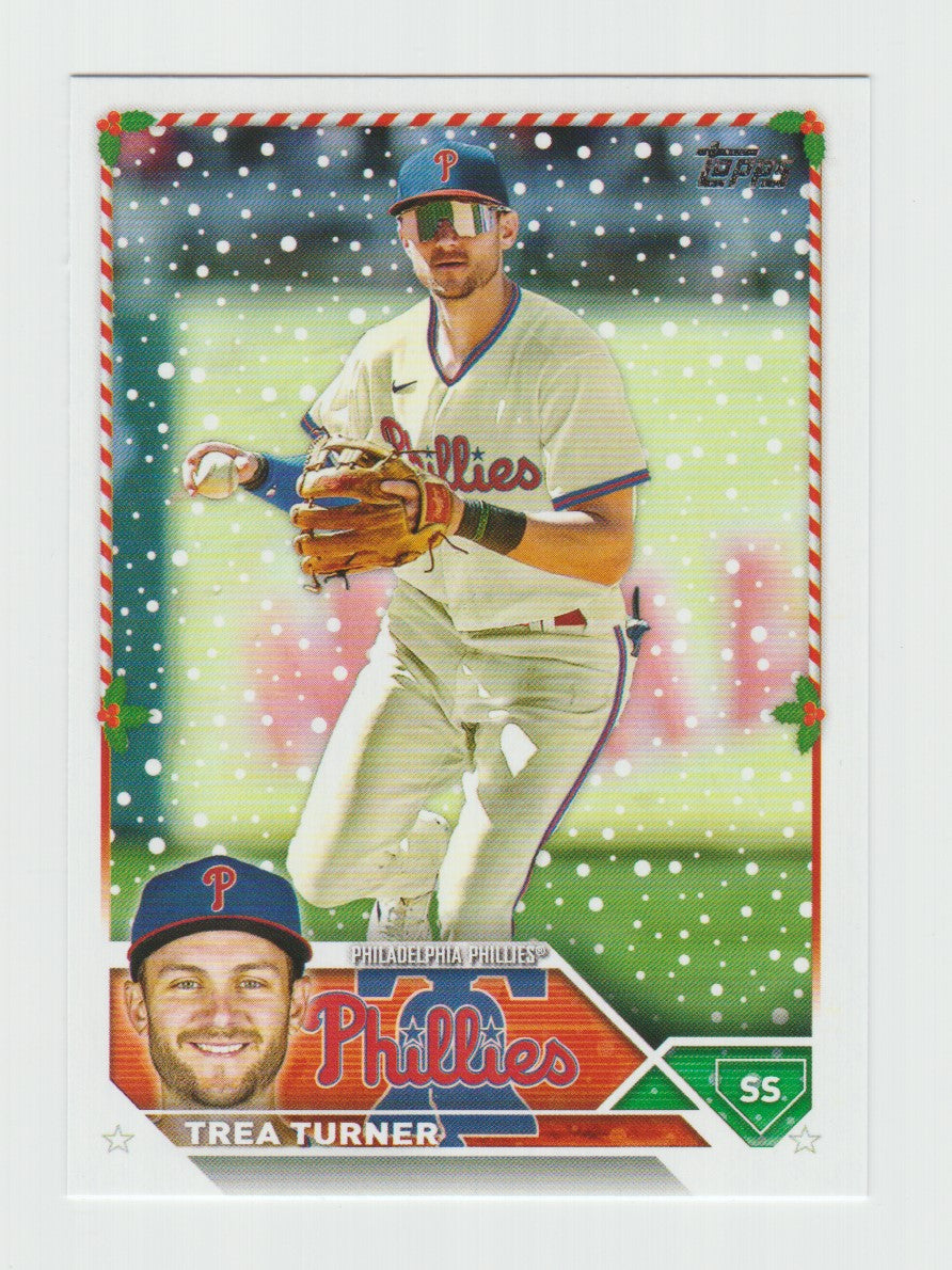 2023 Topps Holiday #H118 Trea Turner