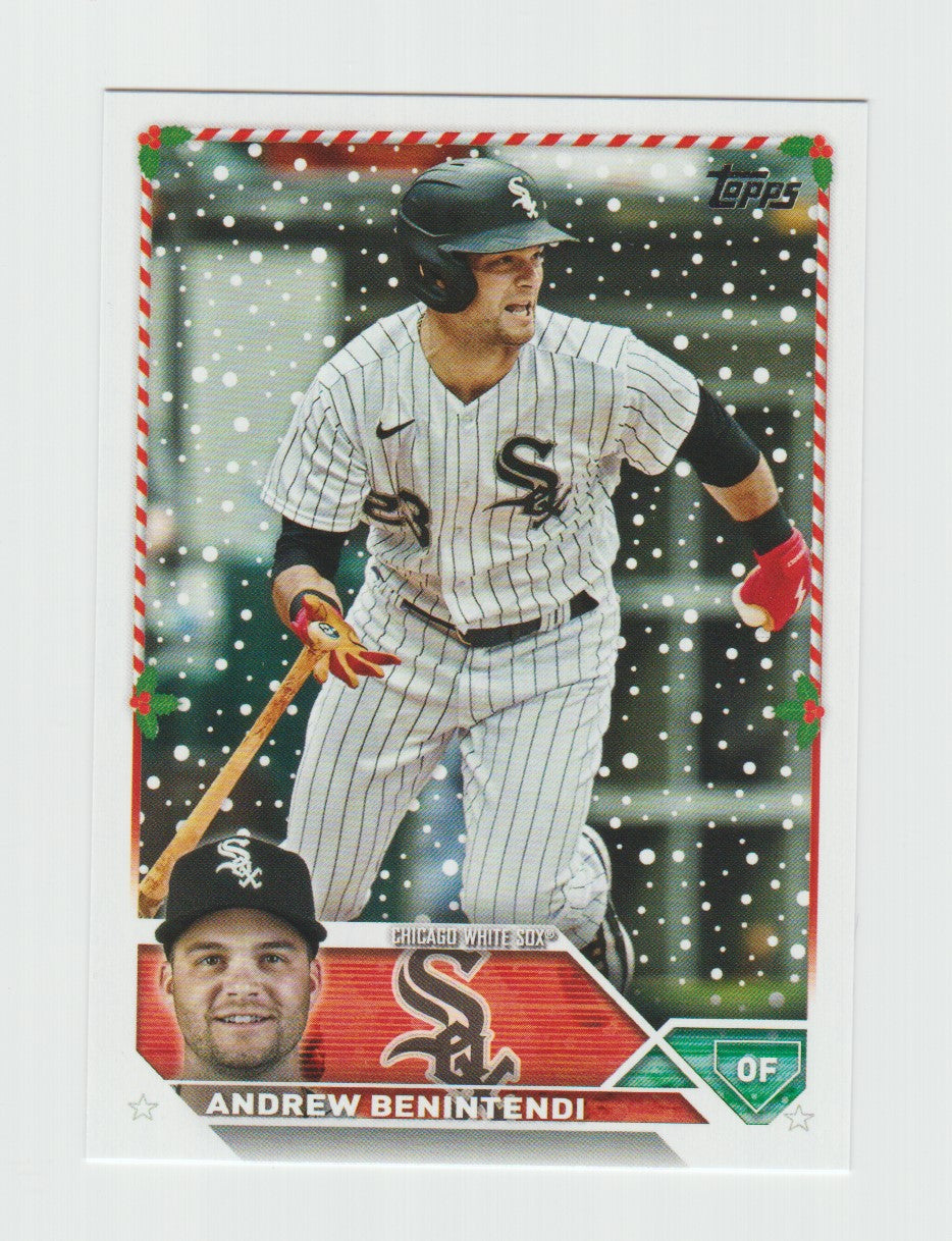 2023 Topps Holiday #H142 Andrew Benintendi