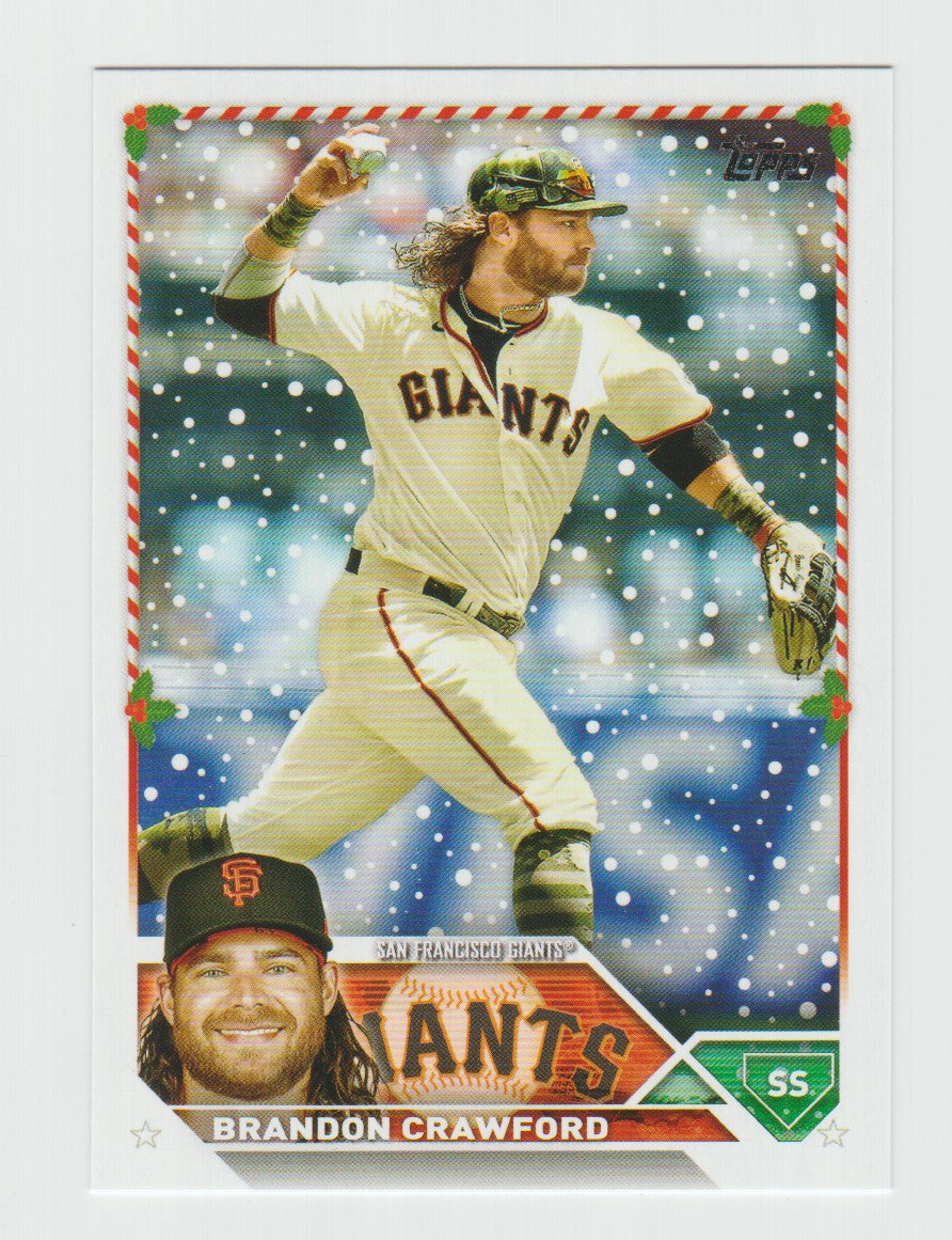 2023 Topps Holiday #H162 Brandon Crawford