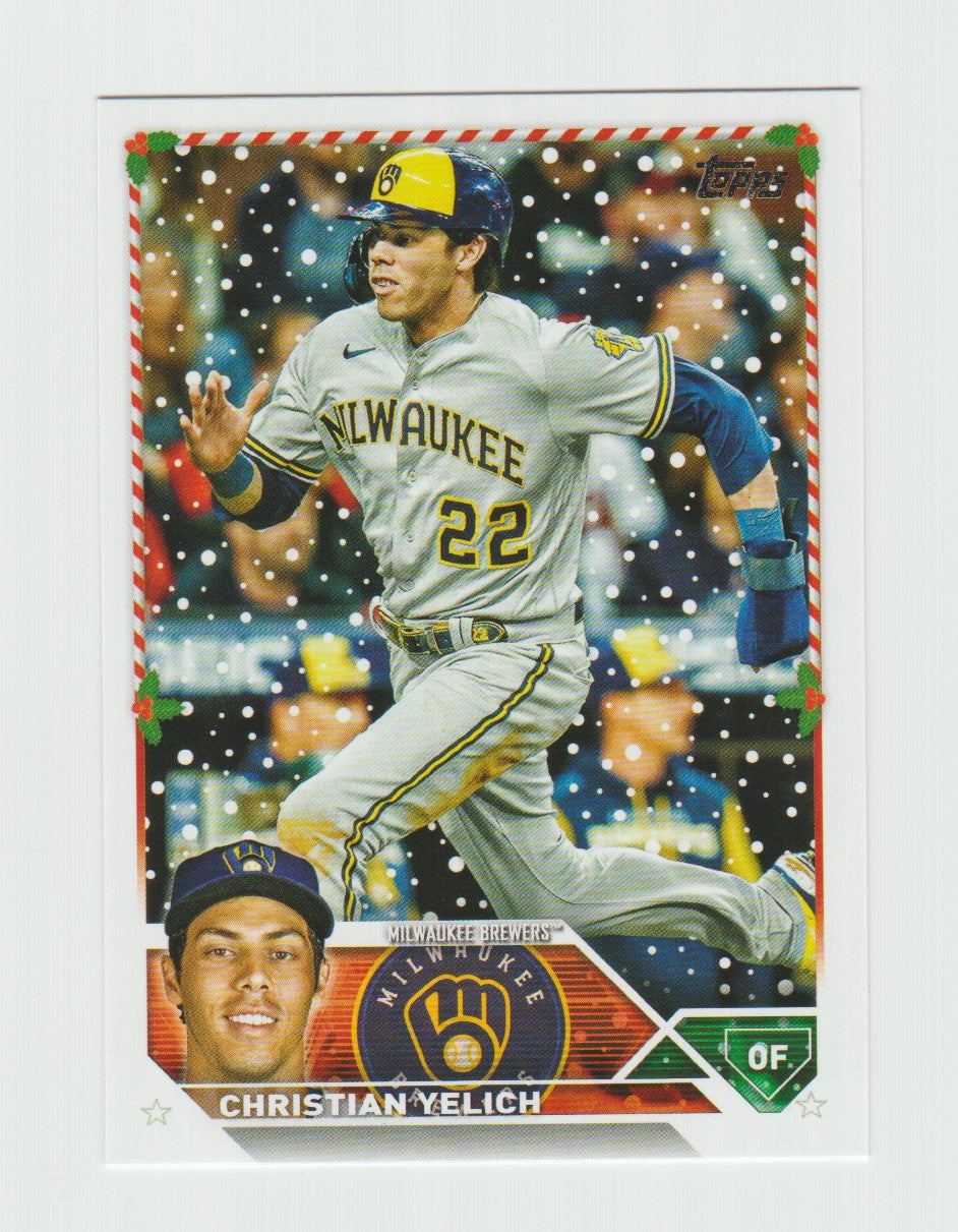 2023 Topps Holiday #H164 Christian Yelich