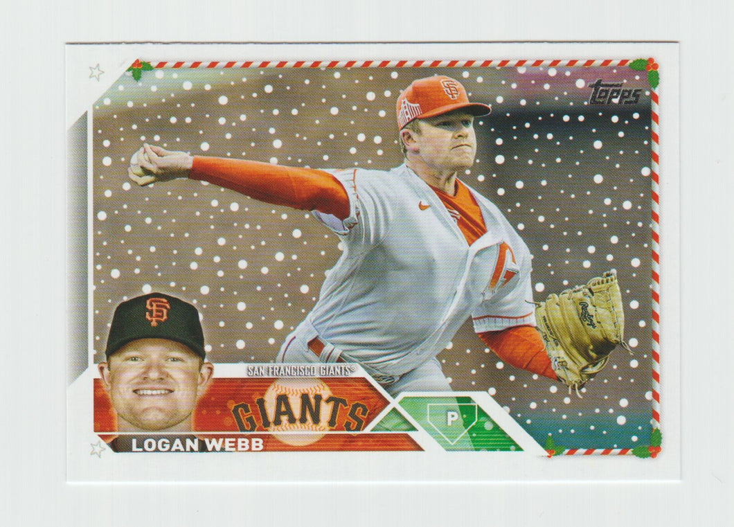 2023 Topps Holiday #H168 Logan Webb