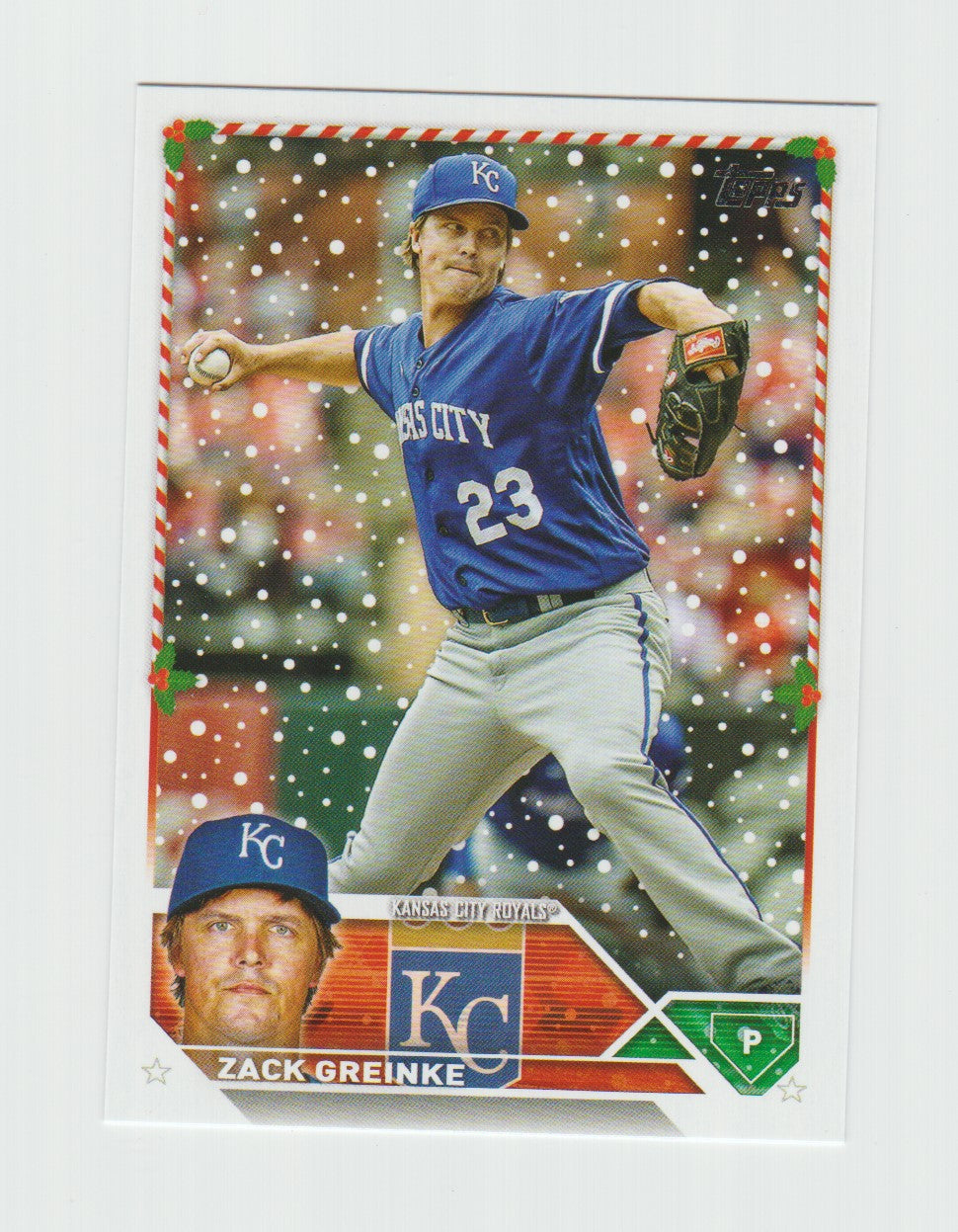 2023 Topps Holiday #H180 Zack Greinke