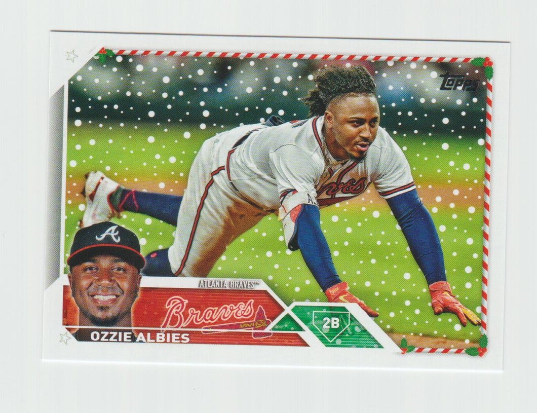 2023 Topps Holiday #H58 Ozzie Albies