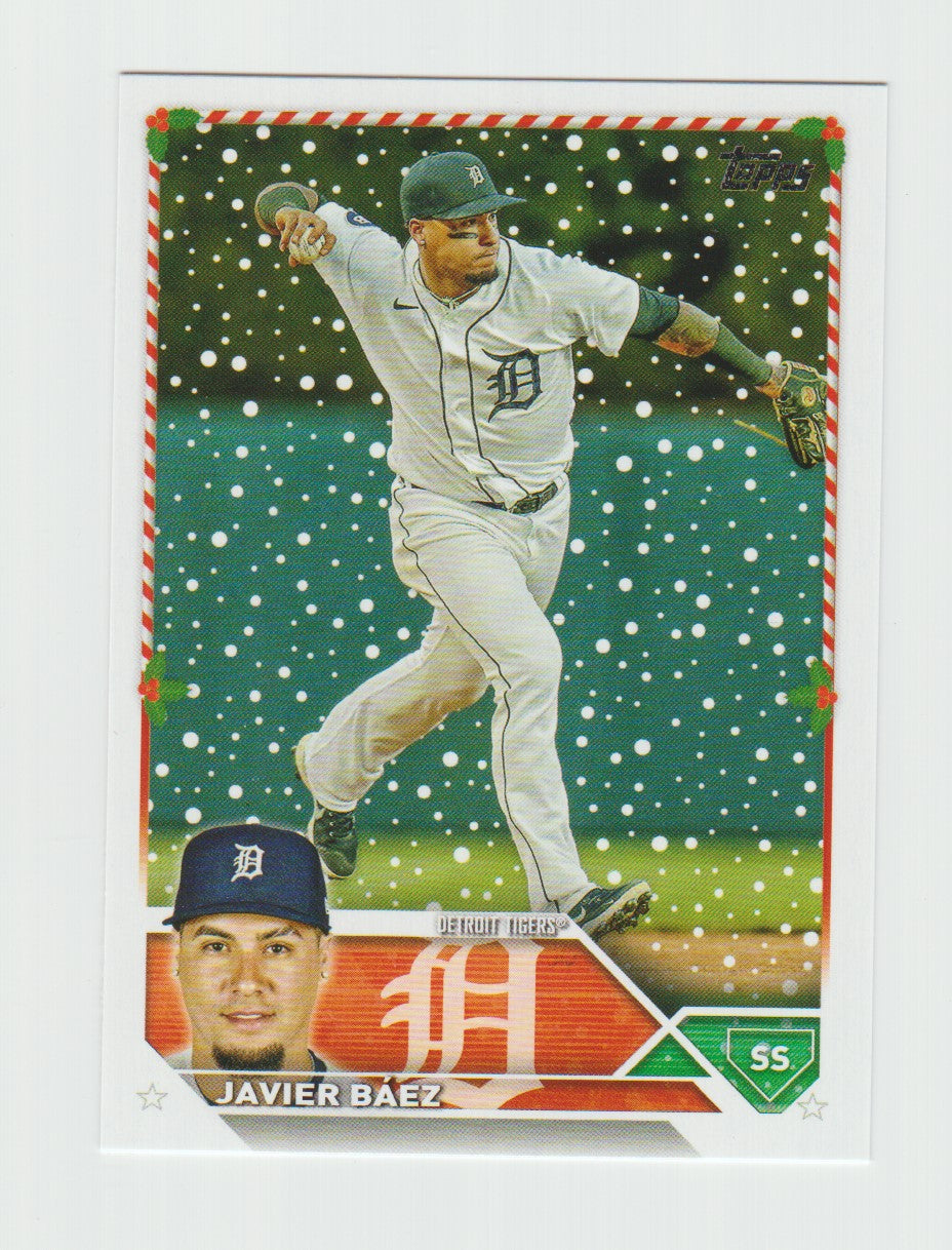 2023 Topps Holiday #H79 Javier Baez