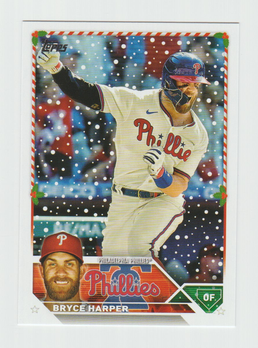 2023 Topps Holiday #H84 Bryce Harper