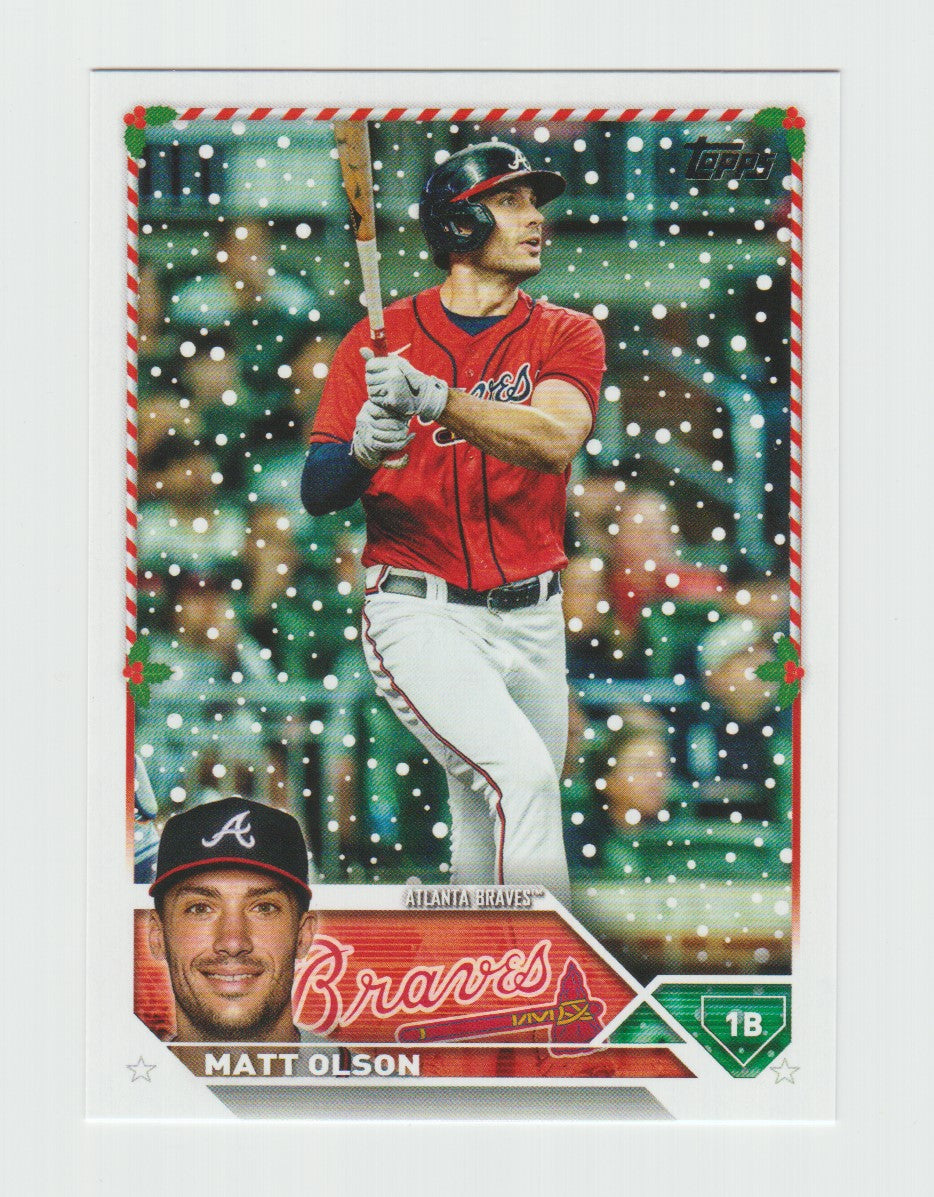 2023 Topps Holiday #H97 Matt Olson