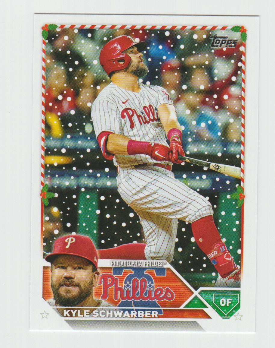 2023 Topps Holiday #H9 Kyle Schwarber