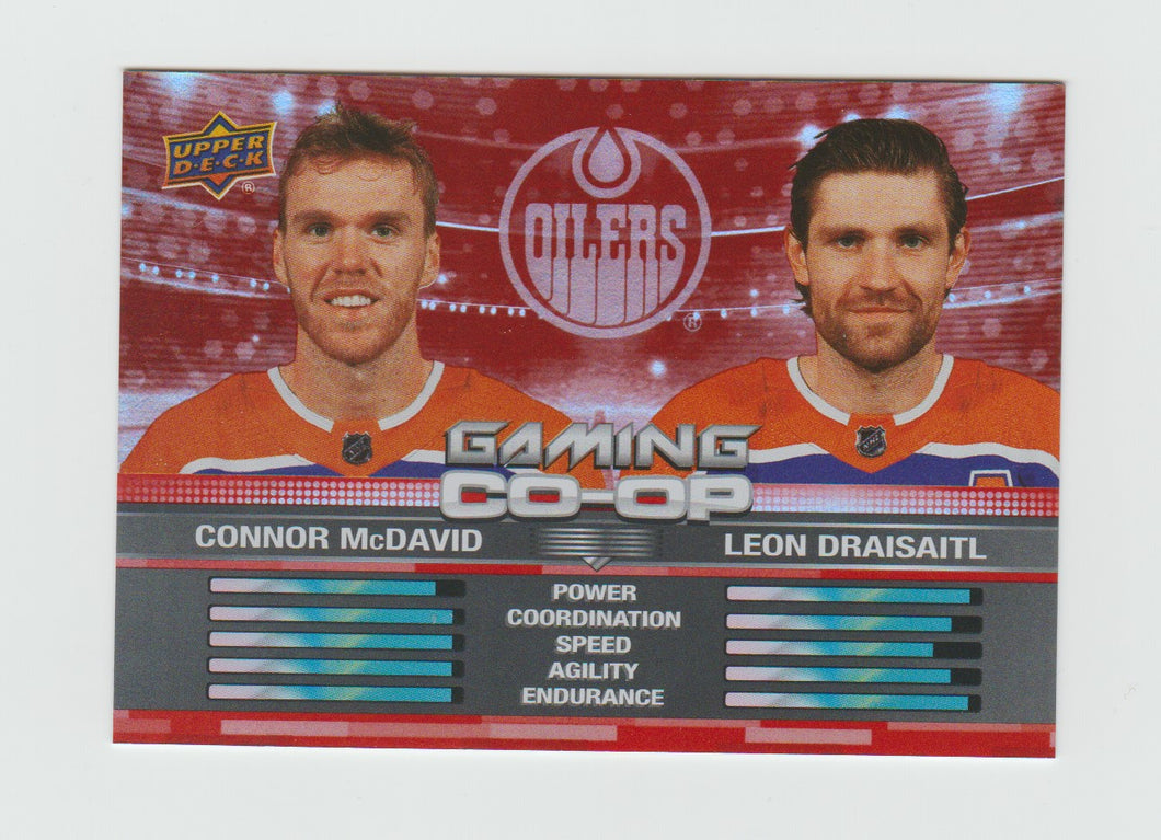 2024-25 Upper Deck Gaming Co-Op #CGO-1 Connor McDavid & Leon Draisaitl