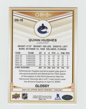 Load image into Gallery viewer, 2024-25 Upper Deck OPC Glossy Gold #OG-18 Quinn Hughes
