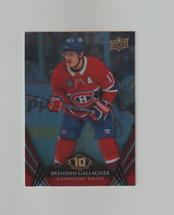 2024-25 Upper Deck Tim Hortons #27 Brendan Gallagher