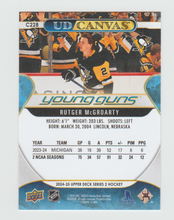 Load image into Gallery viewer, 2024-25 Upper Deck UD Canvas Young Guns #C228 Rutger McGroarty
