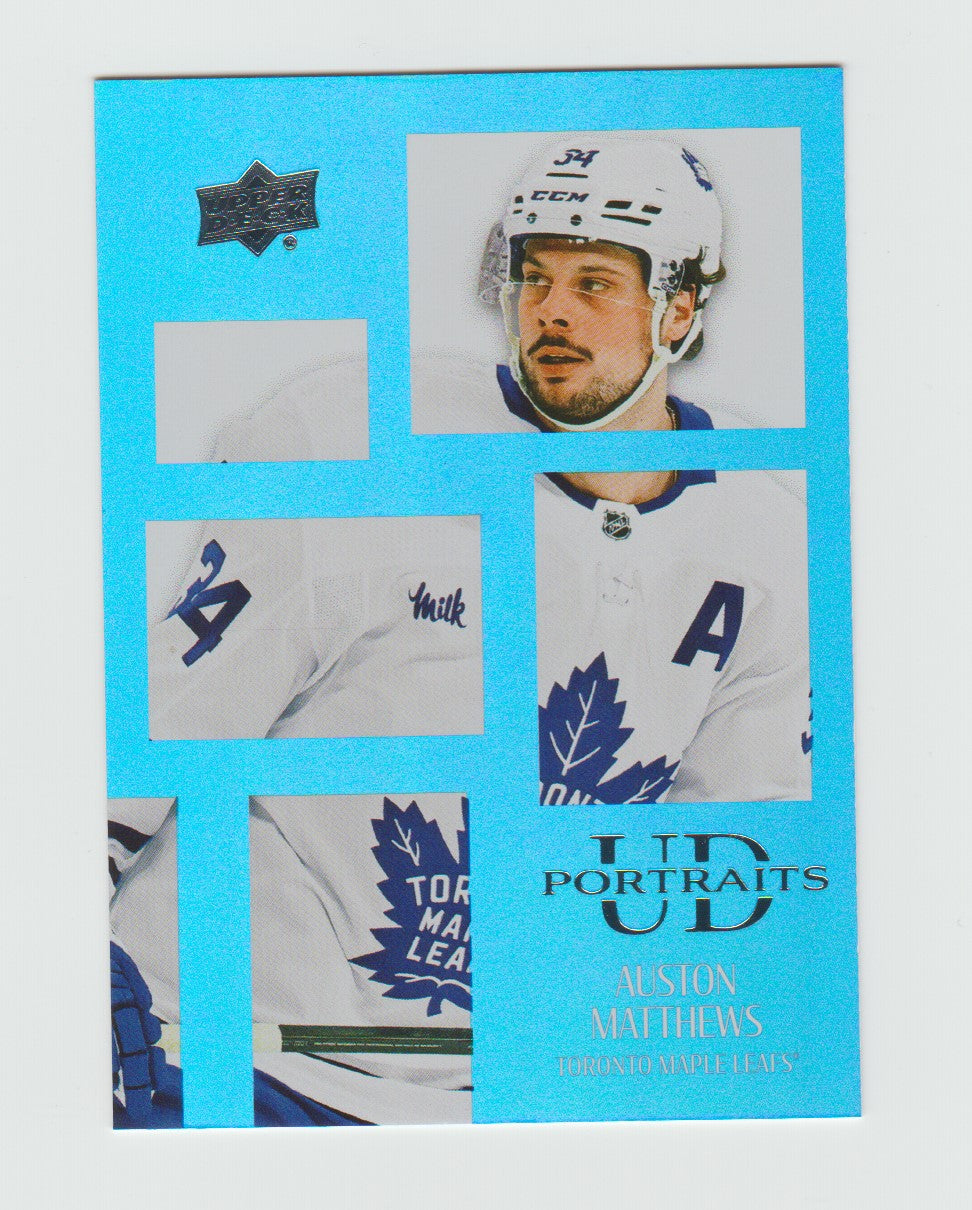 2024-25 Upper Deck UD Portraits #P-12 Auston Matthews