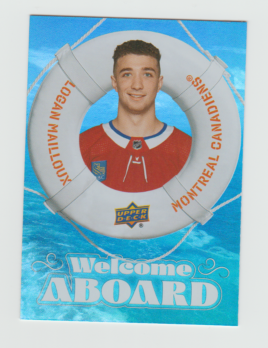 2024-25 Upper Deck Welcome Aboard #WA-19 Logan Mailloux