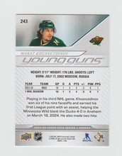 Load image into Gallery viewer, 2024-25 Upper Deck Young Guns #243 Marat Khusnutdinov
