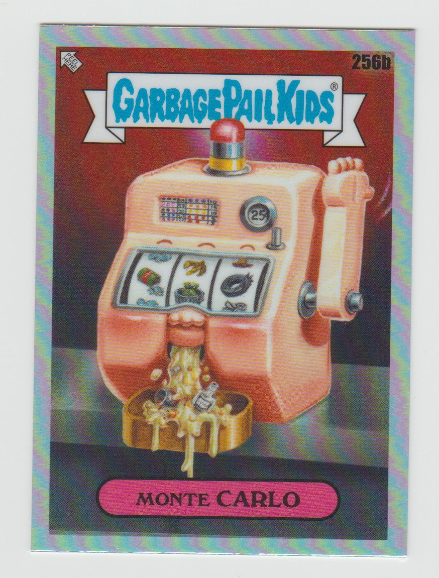 2024 Garbage Pail Kids Chrome Series 7 Refractors #256b Monte Carlo