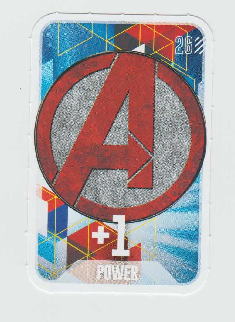 2024 Loblaw Marvel Go on a Mission #26 +1 Power (Avengers logo)