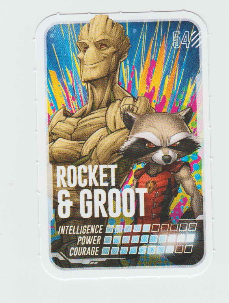 Lobbed Rockets 2024 Loblaw Marvel Go on a Mission #54 Rocket & Groot – Collectivities