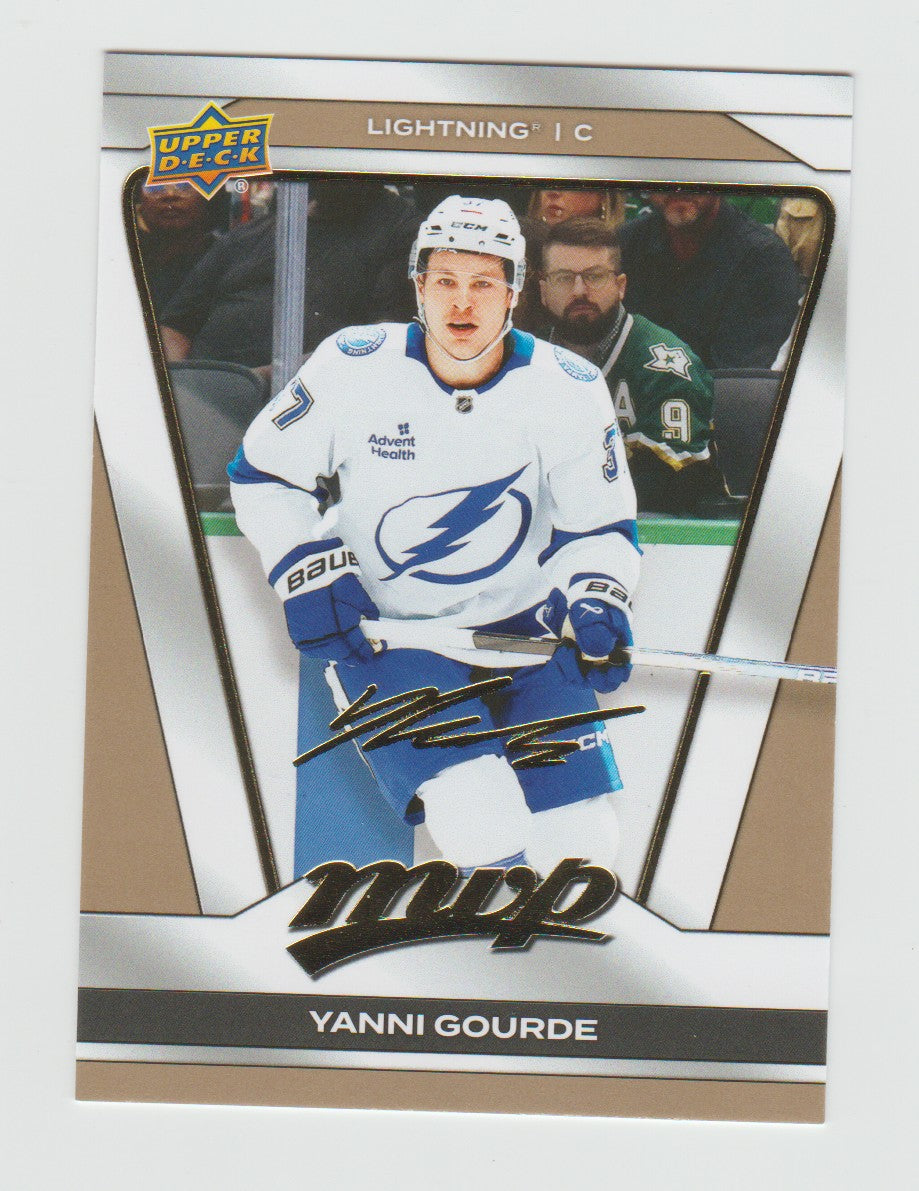 2025-26 Upper Deck MVP Gold Script #202 Yanni Gourde