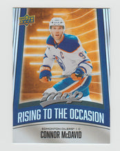 Load image into Gallery viewer, 2025-26 Upper Deck MVP Rising to the Occasion #RO-12 Connor McDavid
