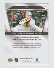 Load image into Gallery viewer, 2025-26 Upper Deck MVP Rookies #243 Artyom Levshunov
