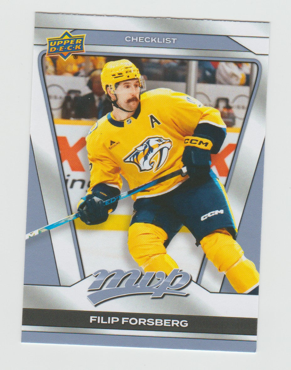2025-26 Upper Deck MVP #100 Filip Forsberg