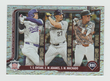 Load image into Gallery viewer, 2025 Topps Sandglitter #86 Shohei Ohtani, Willy Adames, &amp; Manny Machado

