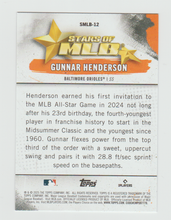 Load image into Gallery viewer, 2025 Topps Stars of MLB #SLMB-12 Gunnar Henderson
