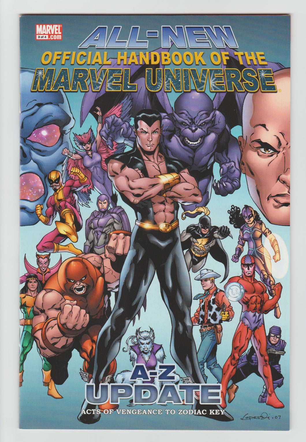 Marvel Handbook Update All-New Official Handbook of the Marvel Universe A to Z Update #3 ...