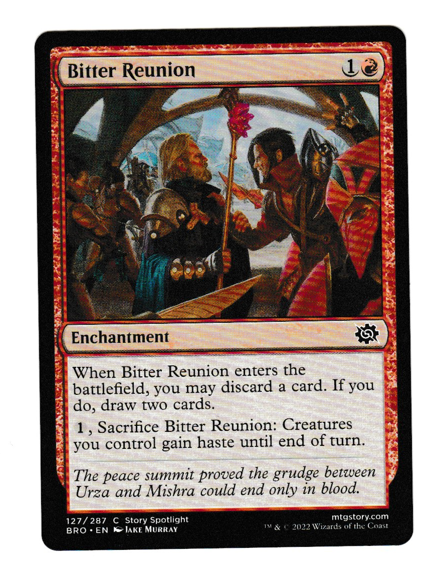 Brothers' War Bitter Reunion