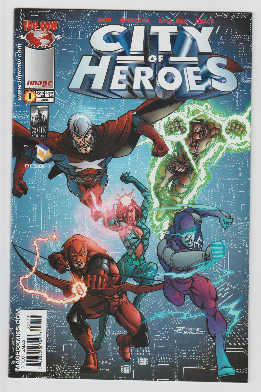 City of Heroes #1 variant